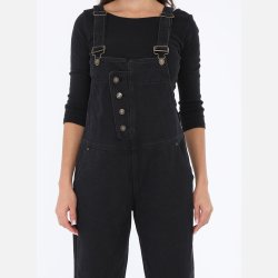 ABRIL Buksedragt i sort denim