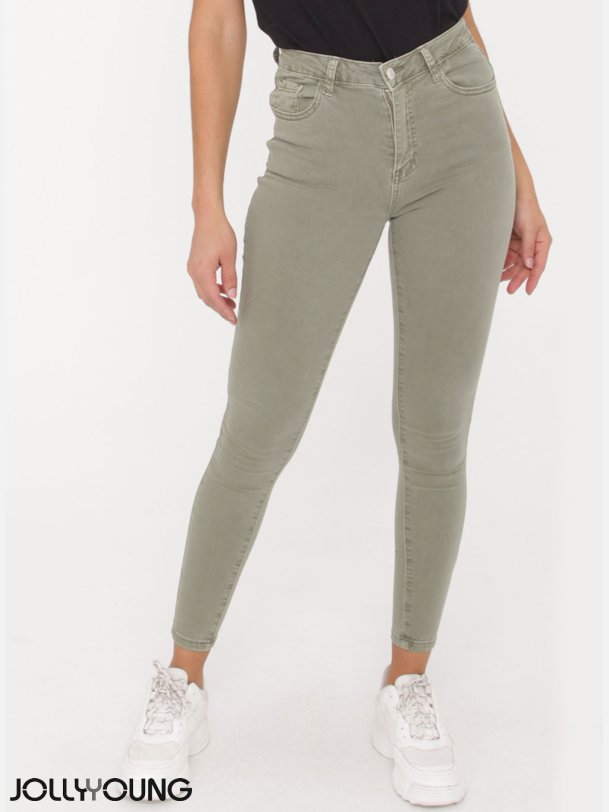 ALETA Denim bukser i stretchy kvalitet 