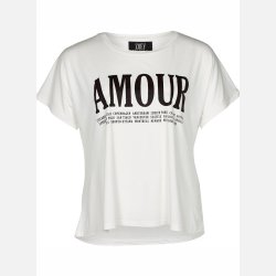 AUBREY Plus size T-shirt med tekstprint