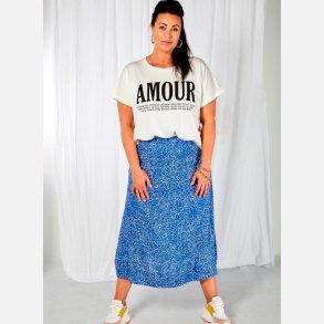 AUBREY Plus size T-shirt med tekstprint