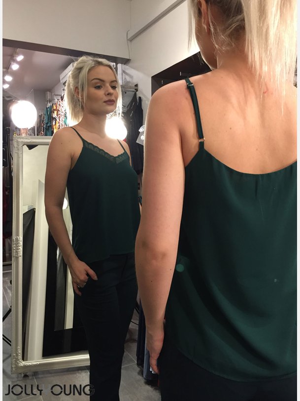 SAS Blonde top i grn farve