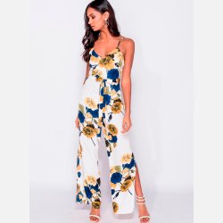 MELANIE Buksedragt i blomsterprint