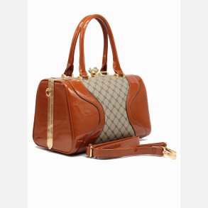 CAKLI Brun bowler hndtaske