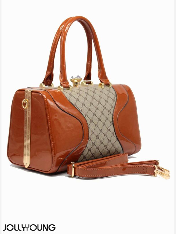 CAKLI Brun bowler hndtaske