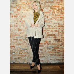 DIORA Jakke i imiteret pels