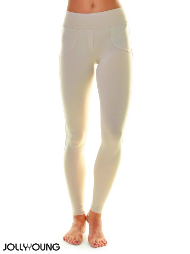 FREYA PANTS ORIGINAL BEIGE-PUSH-UP LEGGINS