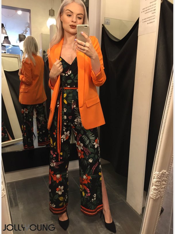 JOBIS Klassisk blazer i orange farve