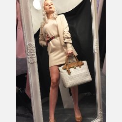 JOBIS Klassisk blazer i beige farve