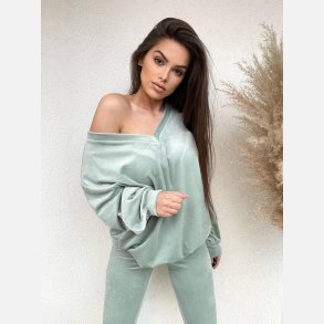 LKKER BLD VELOUR ST I GRN FREYA PANTS