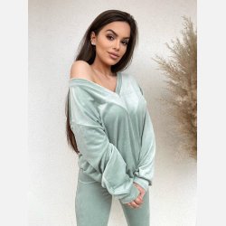 LKKER BLD VELOUR ST I GRN FREYA PANTS