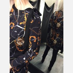 LOULU Sort mnstret kjole