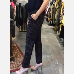 TRUDY Ls chinos med print