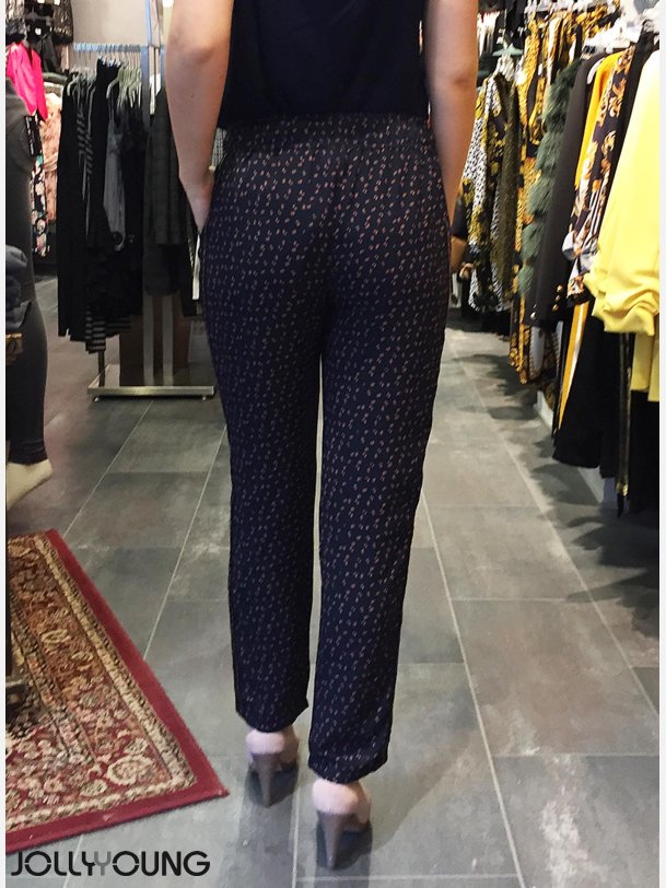 TRUDY Ls chinos med print