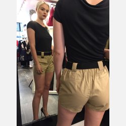 AVA Lse shorts i beige