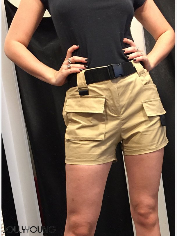 AVA Lse shorts i beige