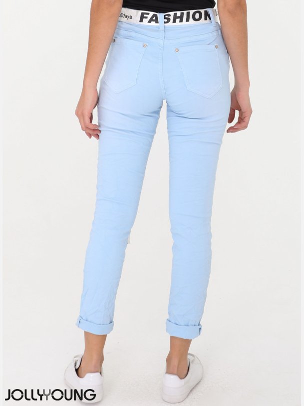 DAGA Lysebl denim bukser