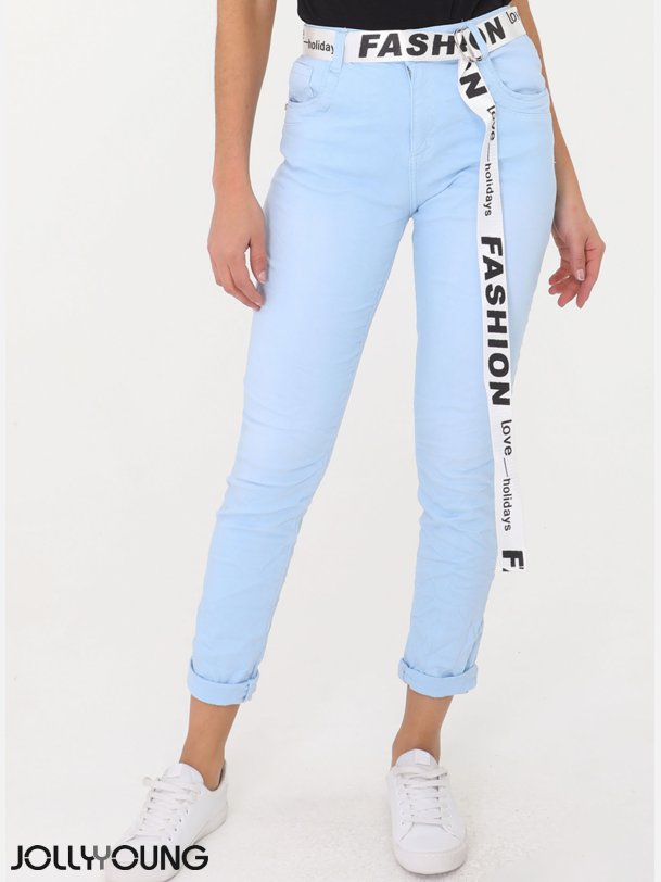 DAGA Lysebl denim bukser