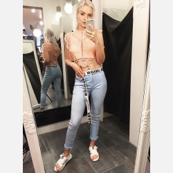 DAGA Lysebl denim bukser