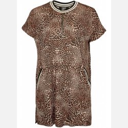 LEO Plus size tunik i animal print