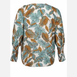 LONDYN Plus size skjorte i bladprint