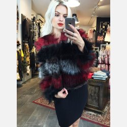 NORIS Kort imiteret pels jakke