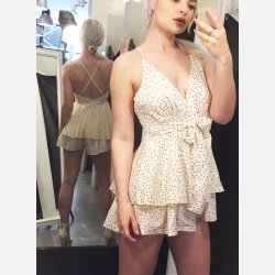 MANTA Playsuit i blomsterprint