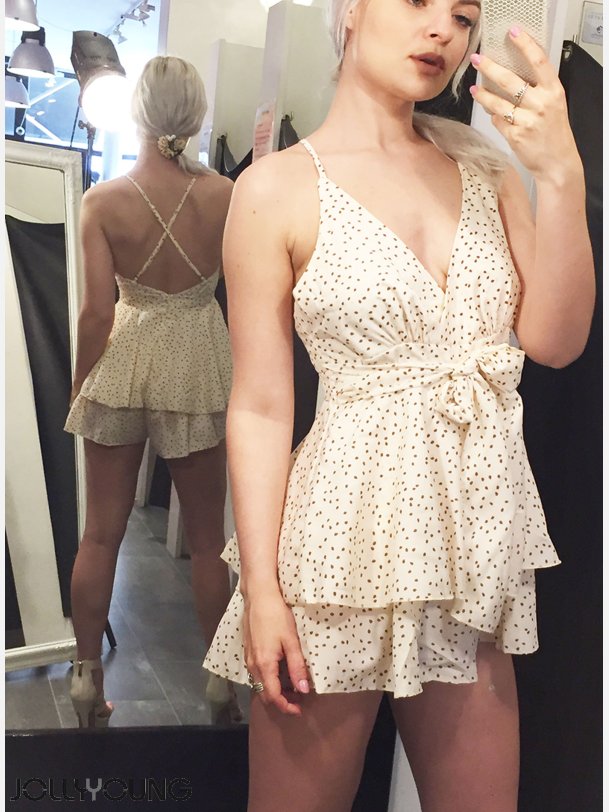 MANTA Playsuit i blomsterprint