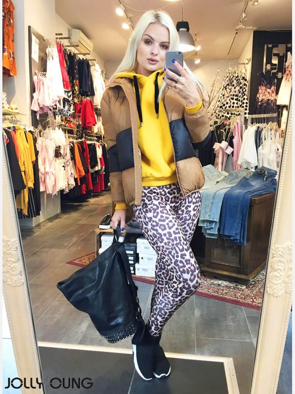 PRETTY 1 Kort to farvet dunjakke 