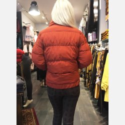 ROMA Vinterjakke i rust farve med hj krave