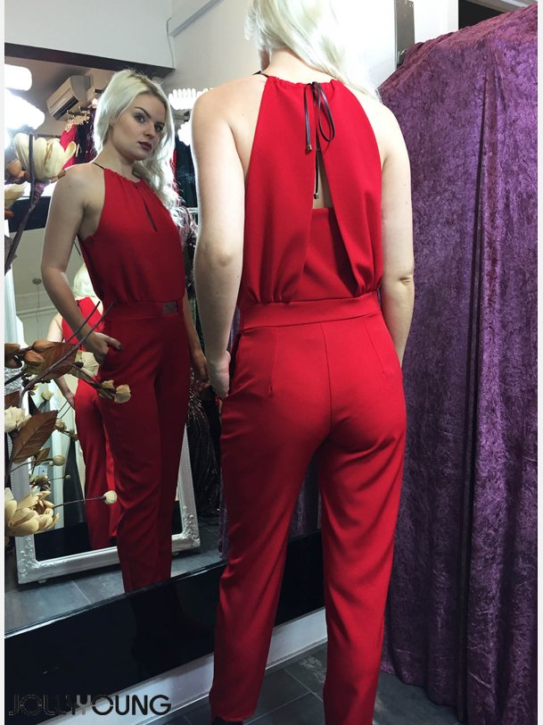 JASONIS Rd rmels buksedragt