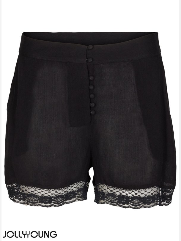 NIA 2 Shorts med blonde kant