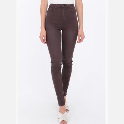 TOXIK Choco stretchy hjteljende denim bukser