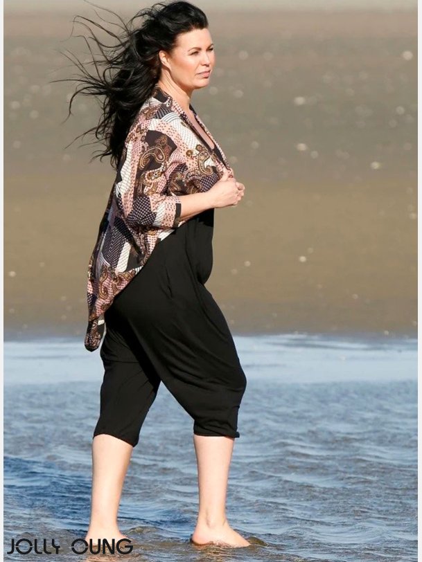 VALERIA  Plus size printet kimono